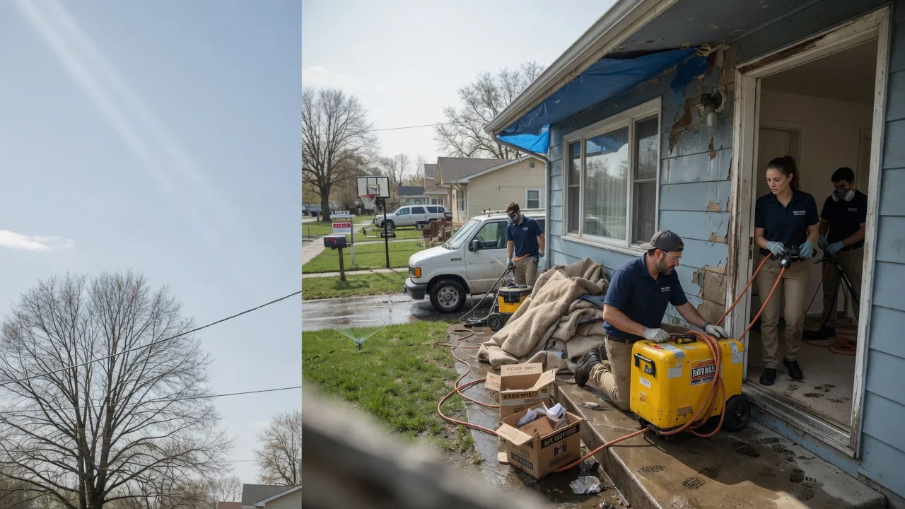 Basement Flood Cleanup in Bee Spring, KY near me
